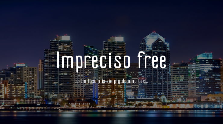Impreciso free Font Family