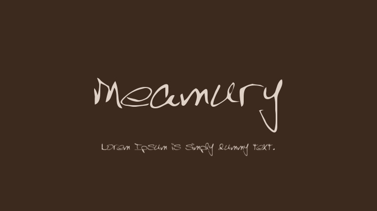 Meamury Font