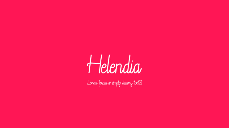 Helendia Font