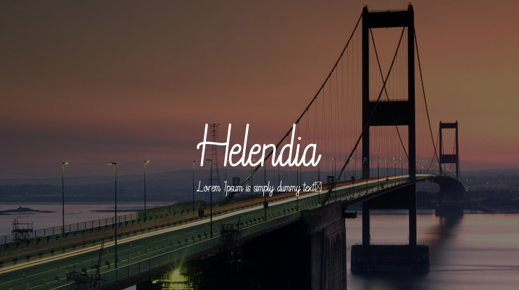 Helendia Font