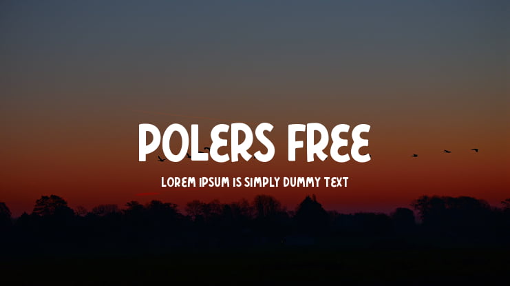 Polers Free Font