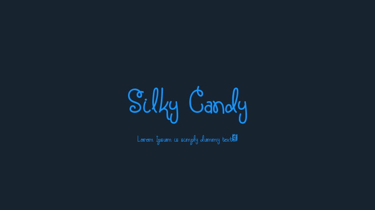 Silky Candy Font