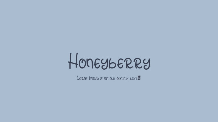 Honeyberry Font
