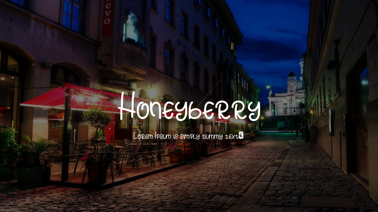 Honeyberry Font