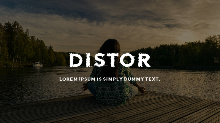 Distor Font