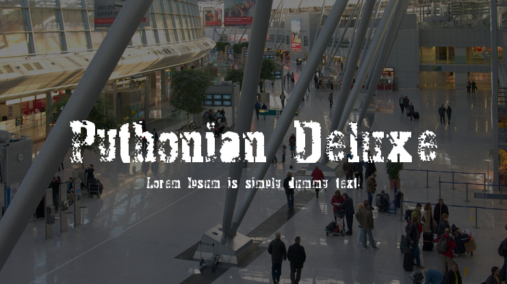 Pythonian Deluxe Font Family