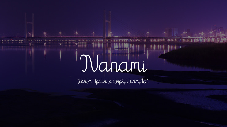Nanami Font