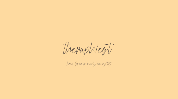 theraphiest Font
