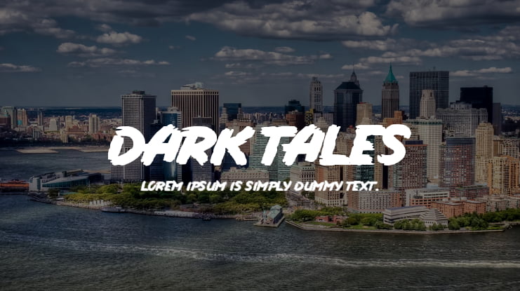 Dark Tales Font