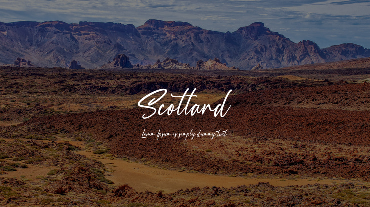 Scotland Font