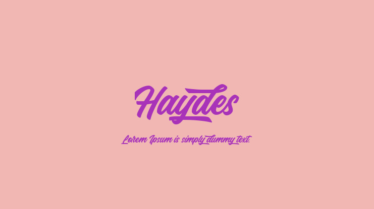 Haydes Font