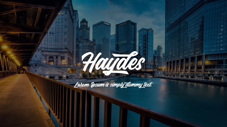 Haydes Font