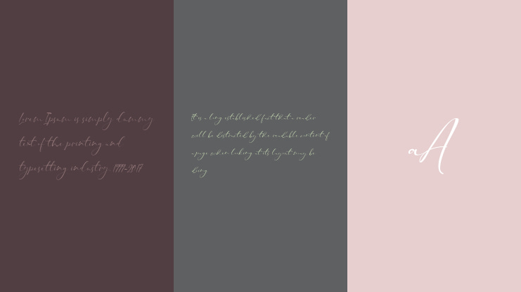 Taman Signature Font