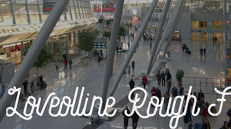 Loveolline Rough F Font