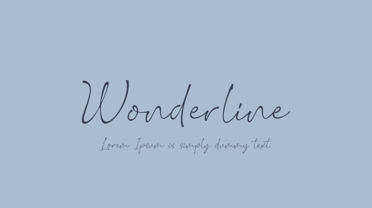 Wonderline Font