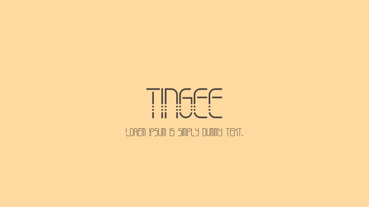 TINGEE Font