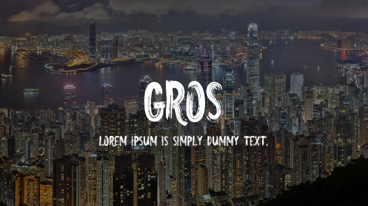 Gros Font