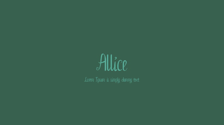 Allice Font