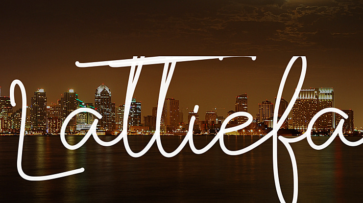 Lattiefa Font