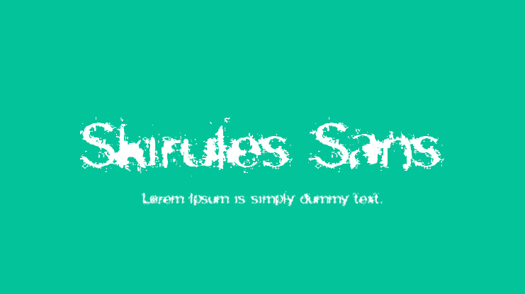 Skirules Sans Font