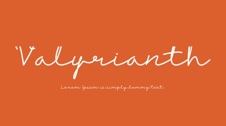 Valyrianth Font