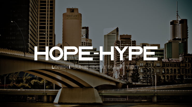 HOPE-HYPE Font