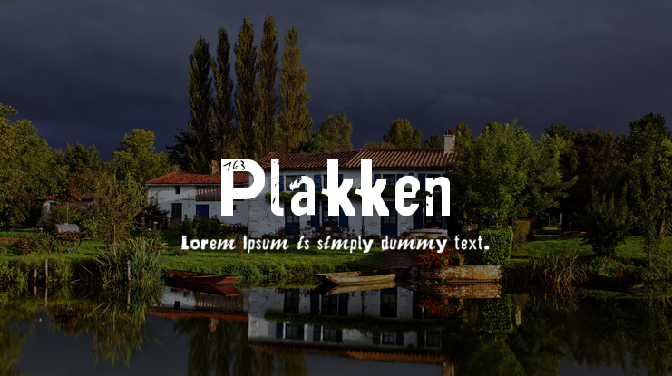 Plakken Font