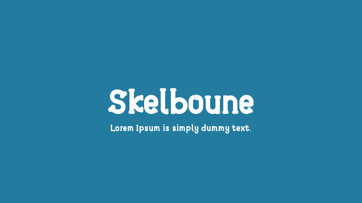 Skelboune Font
