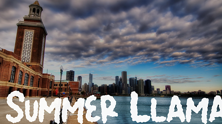 Summer Llama Font
