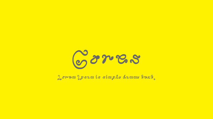 Gores Font