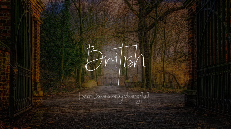 British Font
