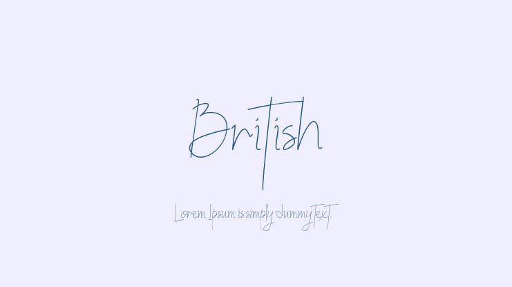 British Font
