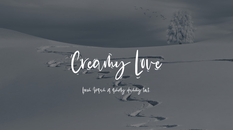 Creamy Love Font
