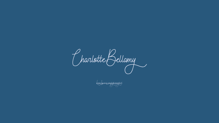 Charlotte Bellamy Font