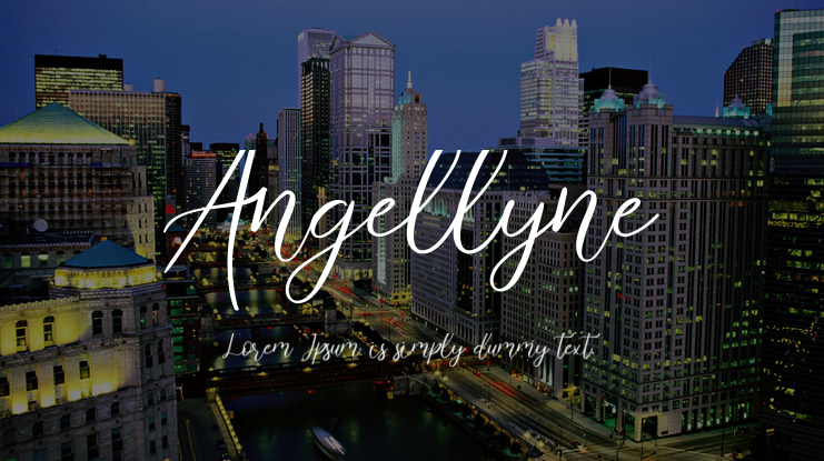 Angellyne Font