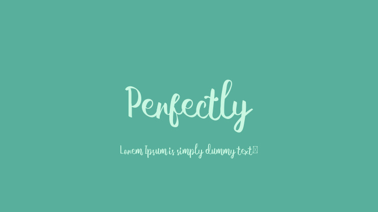 Perfectly Font