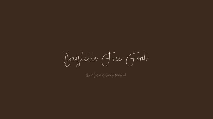 Bastille Free Font