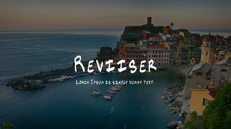 Reviiser Font