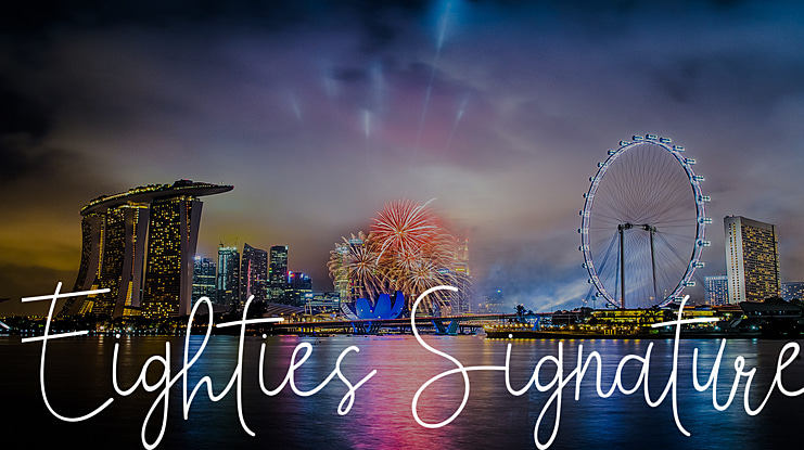 Eighties Signature Font