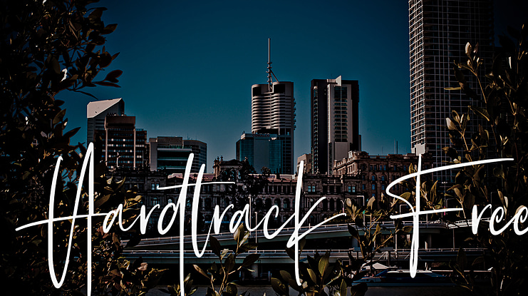 Hardtrack Free Font