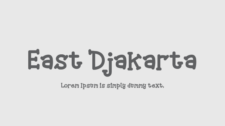 East Djakarta Font