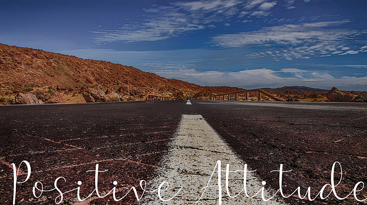 Positive Attitude Font