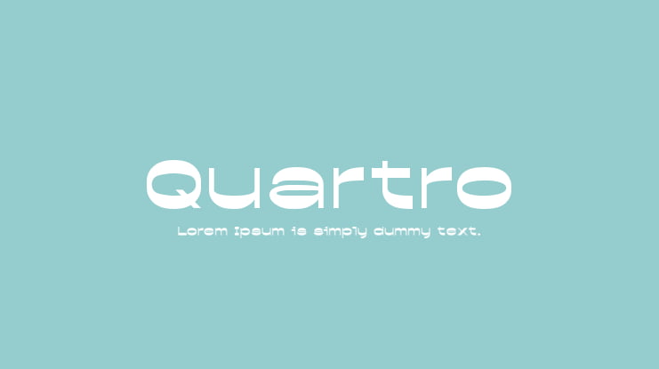 Quartro Font