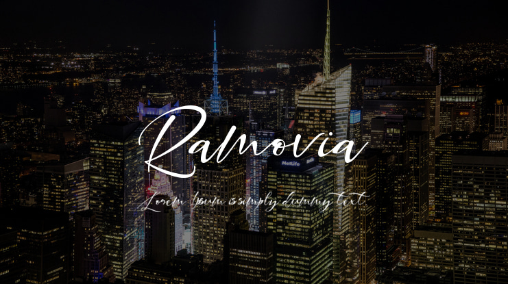 Ramovia Font