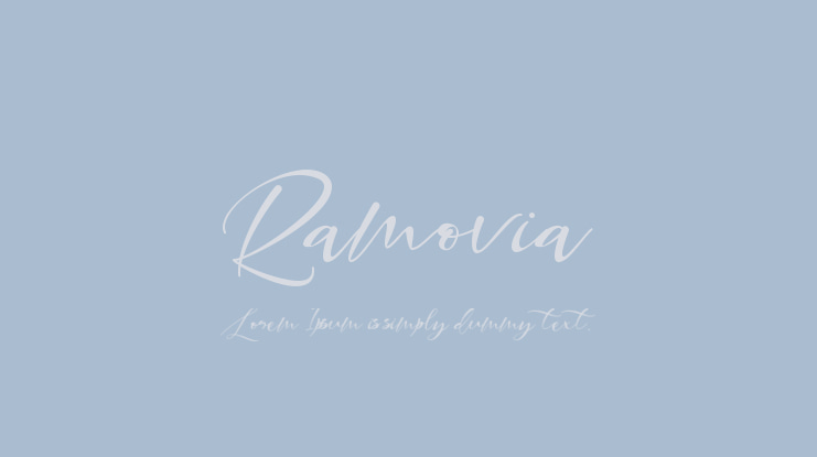 Ramovia Font
