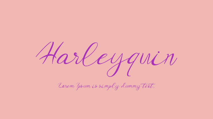 Harleyquin Font