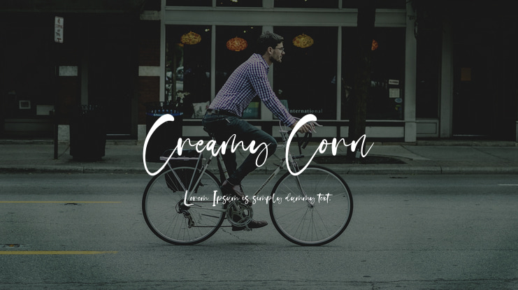 Creamy Corn Font