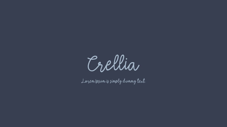 Crellia Font