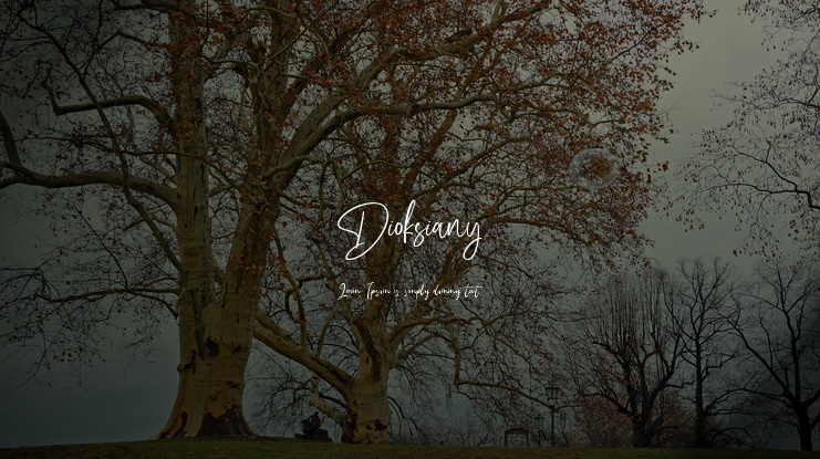 Dioksiany Font
