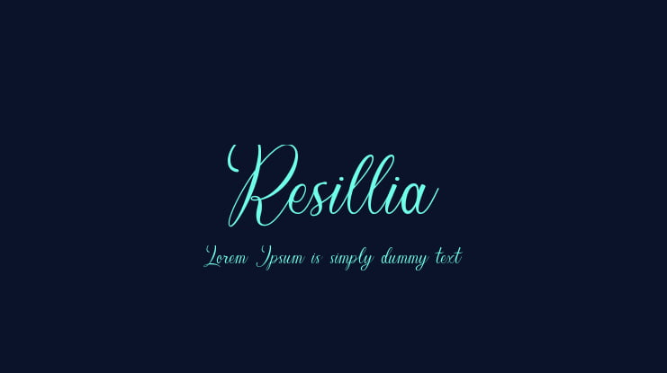Resillia Font